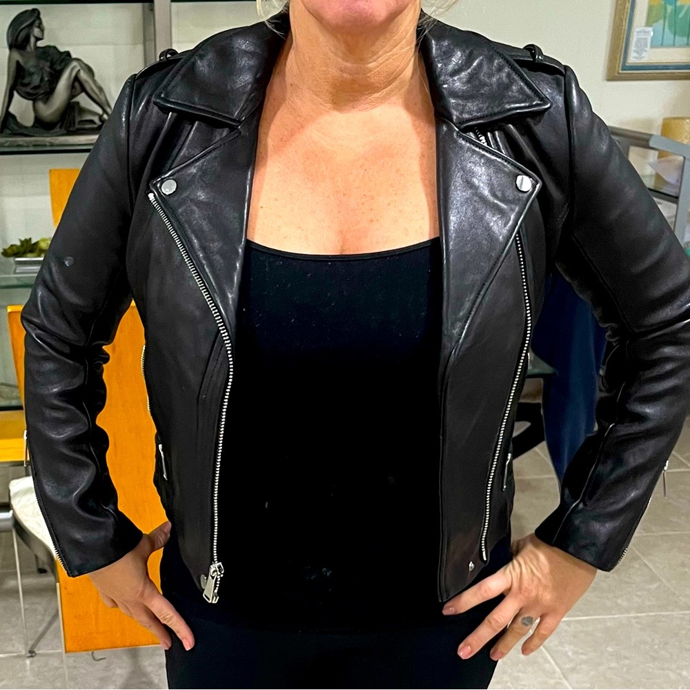 BCBGeneration Black Leather Jacket
